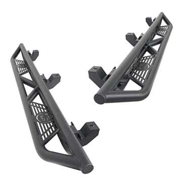 Hooke Road Wrangler JL Side Steps for 2018-2025 Jeep