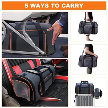 Expandable Pet Carrier for Cats and Dogs - TSA Approved