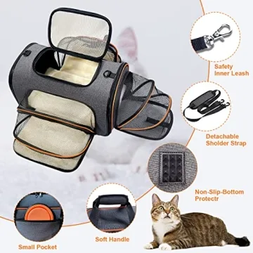 Expandable Pet Carrier for Cats and Dogs - TSA Approved