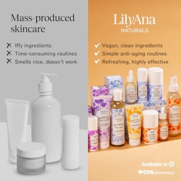 LilyAna Naturals Retinol Cream - Anti-Aging Moisturizer 1.7oz