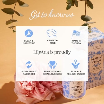 LilyAna Naturals Retinol Cream - Anti-Aging Moisturizer 1.7oz