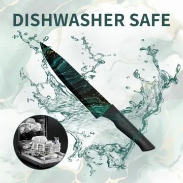 HUNTER.DUAL 12-PC Colorful Kitchen Knife Set