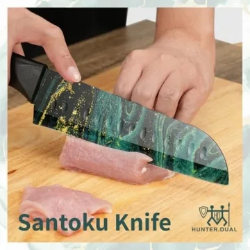 HUNTER.DUAL 12-PC Colorful Kitchen Knife Set