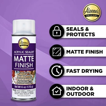 Aleene's Spray Finish for Projects, Clear-Matte 6oz