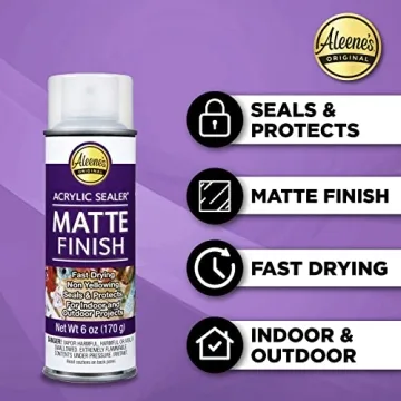Aleene's Spray Finish for Projects, Clear-Matte 6oz