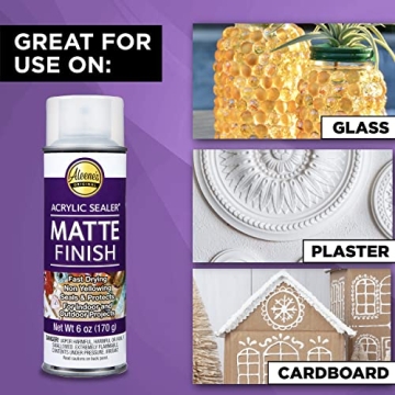 Aleene's Spray Finish for Projects, Clear-Matte 6oz