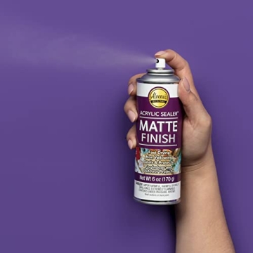 Aleene's Spray Finish for Projects, Clear-Matte 6oz