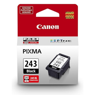 Canon PG-243 Genuine Black and CL-244 Color Ink Cartridges for High-Quality Printing