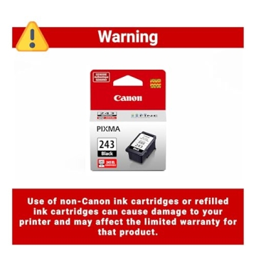 Canon PG-243 Black & CL-244 Color Ink Cartridges for Reliable Prints