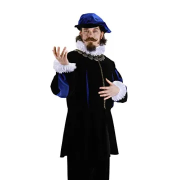 Renaissance Collar & Cuffs Set for Elegant Costume Accessories