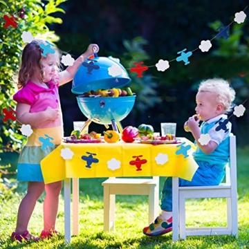 Adorable Airplane Clouds Garland for Birthday Parties
