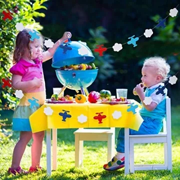 Adorable Airplane Clouds Garland for Birthday Parties