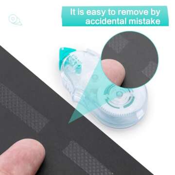 M&G 6 Pack Double Sided Tape Roller Set, Glue Tape with Roller Scrapbook Tape Supplies, Double-Sided Adhesive Tape Runner for Craft School Scrapbooking Home Office (0.24 Inchx 26.25 FT)