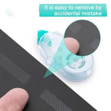 M&G 6 Pack Double Sided Tape Roller Set, Glue Tape with Roller Scrapbook Tape Supplies, Double-Sided Adhesive Tape Runner for Craft School Scrapbooking Home Office (0.24 Inchx 26.25 FT)