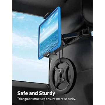 Tryone Tablet Holder for Car - Perfect for Family Travel