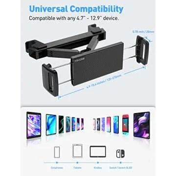 Tryone Tablet Holder for Car - Perfect for Family Travel