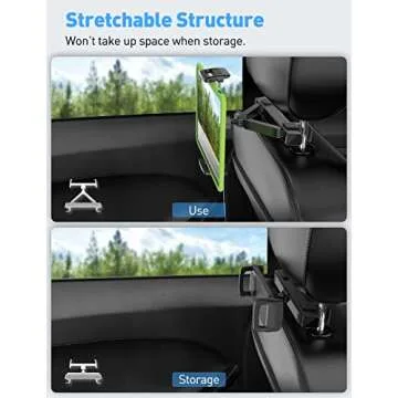 Tryone Tablet Holder for Car - Perfect for Family Travel