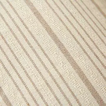 Kiuree Farmhouse Throw Pillow Covers in Khaki and Beige