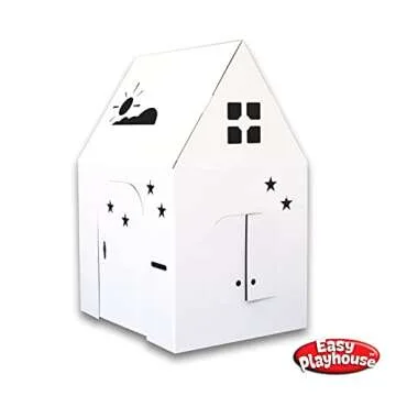 Easy Playhouse Interactive Kids Art Fort for Creative Fun