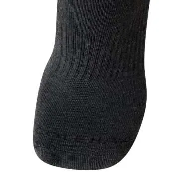 Cole Haan Men's Athletic Socks - Performance Cushion Quarter Cut Ankle Socks (6 Pack), Size 7-12, Assorted