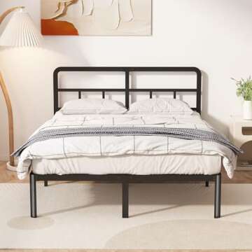 Yicensen Full Bed Frame – Sturdy, Noise-Free, Easy Assembly