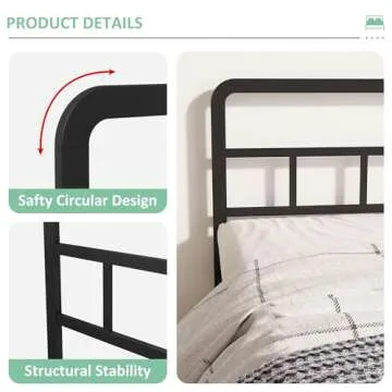 Yicensen Full Bed Frame – Sturdy, Noise-Free, Easy Assembly