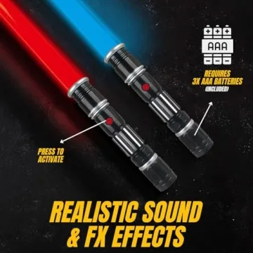 12 Pack LED Light Up Sabers - Motion-Sensitive Fun