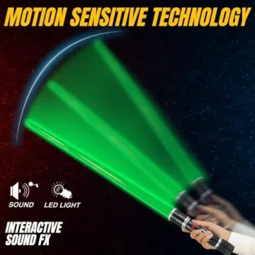 12 Pack LED Light Up Sabers - Motion-Sensitive Fun