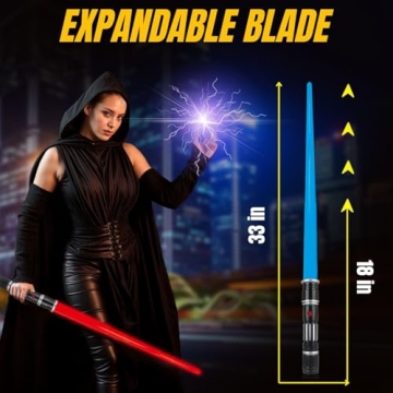 12 Pack LED Light Up Sabers - Motion-Sensitive Fun