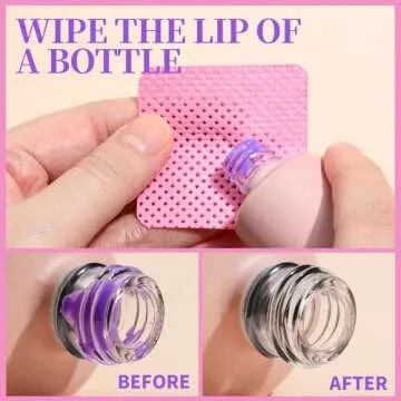 FANDAMEI Lint Free Nail Wipes for Gel Nails and More