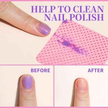 FANDAMEI Lint Free Nail Wipes for Gel Nails and More