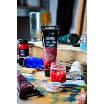 Liquitex BASICS Acrylic Paint 250ml Tube Titanium White