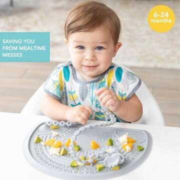 Bumkins Bibs for Girl or Boy, SuperBib Baby and Toddler for 6-24 Months, Essential Must Have for Eat...