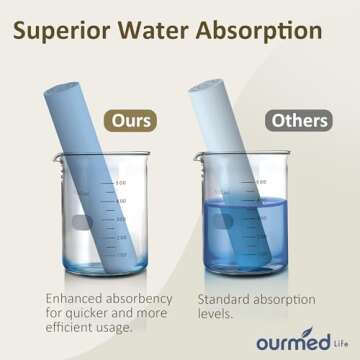 Ourmed Life Disposable Face Towel | Lint-Free Biodegradable Clean Towels | Dry Makeup Remover Wipes | Super Soft & Thick for Sensitive Skin | 10-Inch X 7.87-Inch | 180 Count