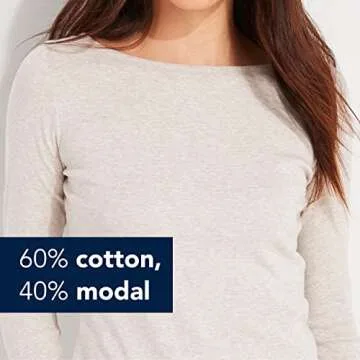 vineyard vines Women's Boatneck Simple Tee, Oatmeal Heather, Small