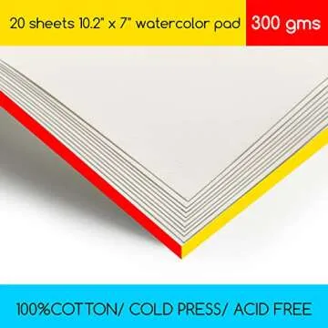 MEEDEN Watercolor Painting Set, 24x12ML Water Color Paint Tubes, Professional Art Supplies Painting Kit, 10 Paint Brushes, Watercolor Paper Pad & Ceramic Palette for Adults, Artists, Kids & Students