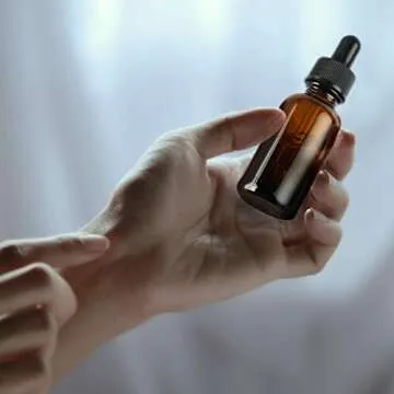 Premium 48 Pack Amber Glass Eye Dropper Bottles