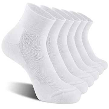CelerSport 6 Pack Men's Ankle Socks - Ultra-Comfortable & Durable