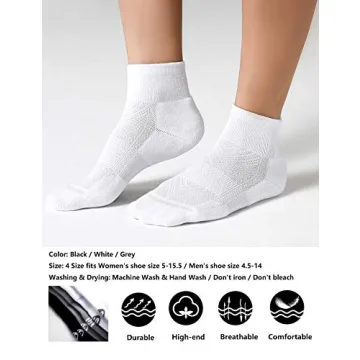 CelerSport Men's Ankle Socks - Athletic & Comfortable