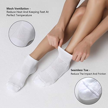 CelerSport Men's Ankle Socks - Athletic & Comfortable