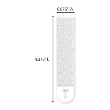 Command 20 lb X-Large Picture Hanging Strips, 16 Pairs White Command Strips Heavy Duty Picture Hanger