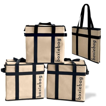 Boxiebag 3-Pack Insulated Collapsible Grocery Bags