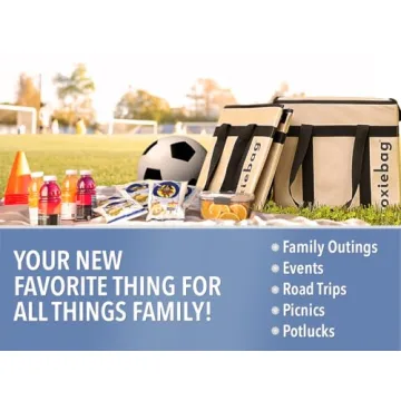 Boxiebag 3-Pack Insulated Collapsible Grocery Bags