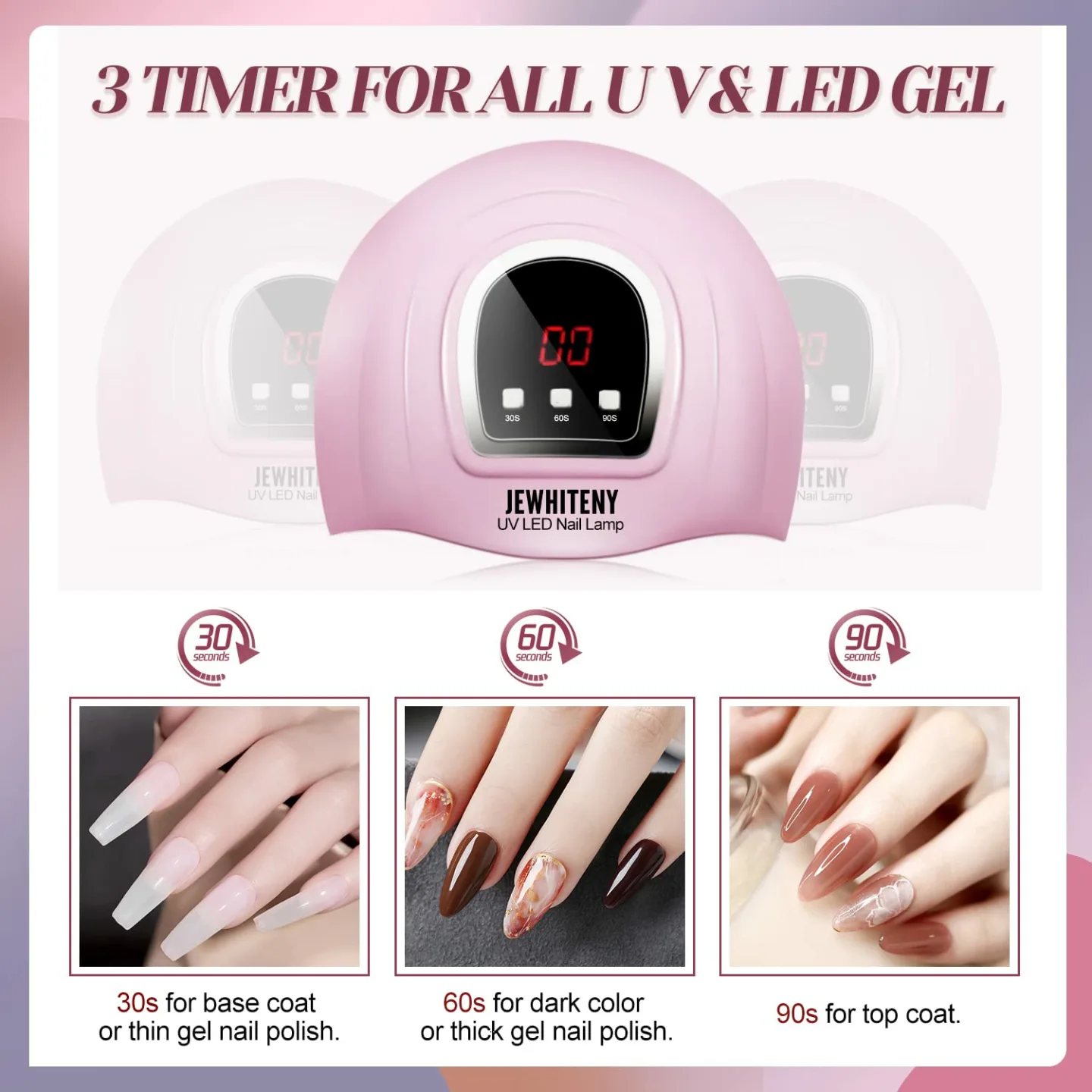 Professional 54W UV LED Nail Lamp for Quick Drying