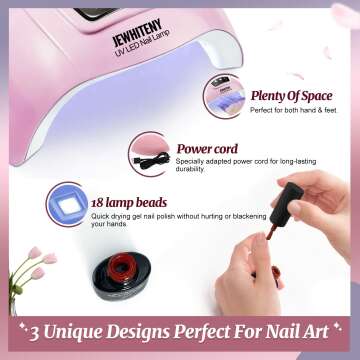 Professional 54W UV LED Nail Lamp for Quick Drying