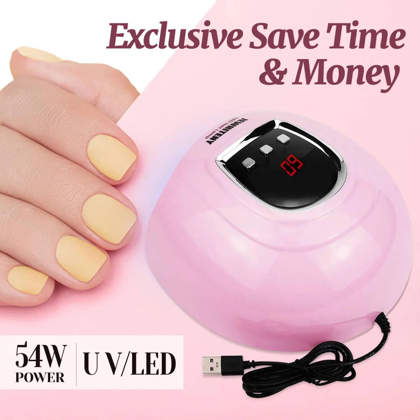 Professional 54W UV LED Nail Lamp for Quick Drying