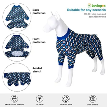 LovinPet Jammies for Large Dogs - Stylish Comfort in One