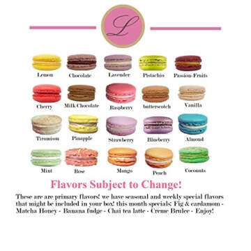 LeilaLove Macarons - 6 Flavors of Delightful Treats