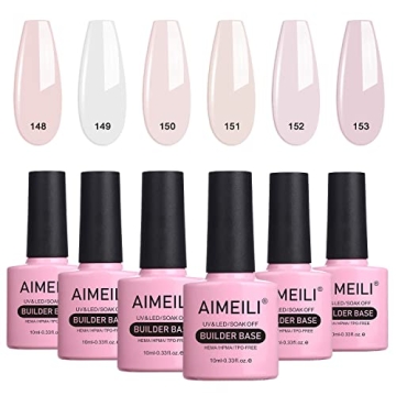 AIMEILI Builder Base Gel Kit - Nail Art Made Easy