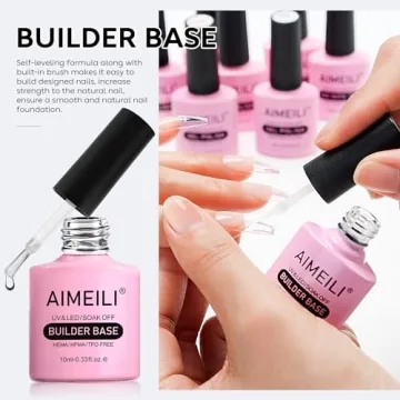 AIMEILI Builder Base Gel Kit - Nail Art Made Easy